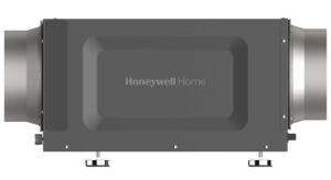 A Honeywell DR65 whole-home dehumidification system