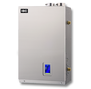 An IBC SL Series boiler heating system