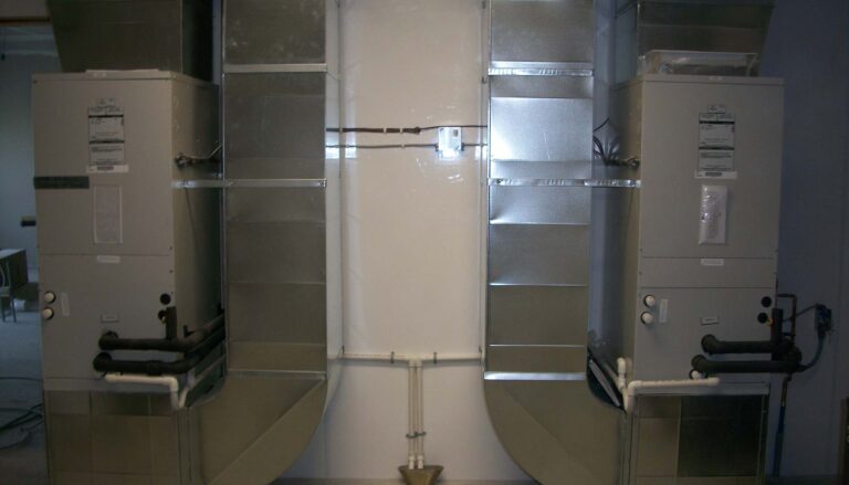 A commercial HVAC system